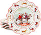 Миниатюра изображения товара Набор тарелок Lenardi Новый год 305-170 (6шт)