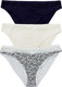 Миниатюра изображения товара Комплект женских трусов Mark Formelle 412344-3 (р.106, веточки на молочном)
