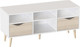 Миниатюра изображения товара Тумба Мебельград Соната под ТВ (белый фон/дуб сонома)