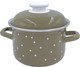 Миниатюра изображения товара Кастрюля Лысьвенские эмали White Dots Каменно-серый 1615АП2/8Кс