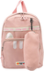Миниатюра изображения товара Детский рюкзак Ecotope Ушки. С пеналом / 287-1765-PNK (розовый)