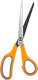 Миниатюра изображения товара Ножницы канцелярские Deli Classic / 38369 (оранжевый)