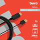 Миниатюра изображения товара Кабель Buro HDMI-DP-2M (2м, черный)