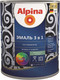 Миниатюра изображения товара Эмаль Alpina По ржавчине 3 в 1. База 3 (640мл, шелковисто-матовый)