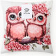 Миниатюра изображения товара Подушка декоративная Этель Совушки / 10781891 (40x40, велюр)