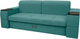 Миниатюра изображения товара Диван Сириус Лидер-13 НПБ (Eva 28 велюр зеленый)