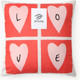 Миниатюра изображения товара Подушка декоративная Этель Love / 10781898 (40x40, велюр)