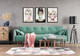 Миниатюра изображения товара Постеры Citydecor Дамочки 2 (3шт, 40x60)