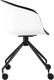 Миниатюра изображения товара Кресло офисное Stool Group Libra / SL-7040ZB (пластик белый/экокожа черный)