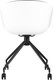 Миниатюра изображения товара Кресло офисное Stool Group Libra / SL-7040ZB (пластик белый/экокожа черный)