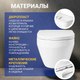 Миниатюра изображения товара Унитаз подвесной с инсталляцией Saniteco KW-9009W + 410 + 410 SE CR