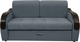Миниатюра изображения товара Диван Сириус Лидер-6 НПБ 185x110 (Eva 32 велюр серый)
