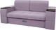 Миниатюра изображения товара Диван Сириус Лидер-13 ППУ 215x110 (Eva 13 велюр светло-фиолетовый)