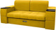 Миниатюра изображения товара Диван Сириус Лидер-13 ППУ 215x110 (Eva 18 велюр желтый)