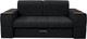 Миниатюра изображения товара Диван Сириус Лидер-13 НПБ 215x110 (Eva 11 велюр черный)