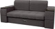 Миниатюра изображения товара Диван Сириус Лидер-13 НПБ 215x110 (Eva 24 велюр темно-серый)