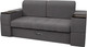 Миниатюра изображения товара Диван Сириус Лидер-13 ППУ 215x110 (Eva 07 велюр темно-серый)