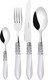 Миниатюра изображения товара Набор столовых приборов Bugatti Melodia MLC1M-F6050 (24пр, хром/белый)