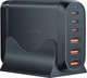 Миниатюра изображения товара Зарядное устройство сетевое Qumo Energy Charger GaN / Q49544 (черный)