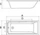 Миниатюра изображения товара Ванна акриловая Alba Spa Gamma 180х70