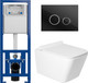 Миниатюра изображения товара Унитаз подвесной с инсталляцией Saniteco KW-9004W + 64117 + S-IN-MZ-LINK_PRO