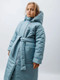 Миниатюра изображения товара Пальто детское Amarobaby Snuggly / AB-OD24-SNUGGLY29/19-146 (голубой, р.146-152)
