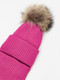 Миниатюра изображения товара Шапочка для малышей Amarobaby Pure Love Pompon / AB-OD24-PLPO16/25-52 (фуксия, р.52-54)