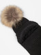 Миниатюра изображения товара Шапочка для малышей Amarobaby Pure Love Pompon / AB-OD24-PLPO16/09-52 (черный, р.52-54)