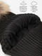 Миниатюра изображения товара Шапочка для малышей Amarobaby Pure Love Pompon / AB-OD24-PLPO16/09-54 (черный, р.54-56)
