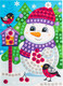 Миниатюра изображения товара Набор для творчества Десятое королевство Аппликация Снеговик / 05139