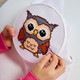 Миниатюра изображения товара Набор для творчества Десятое королевство Вышивка Совенок / 05369
