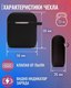 Миниатюра изображения товара Чехол для наушников Bingo Silicone для Apple AirPods 2 (черный)