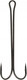 Миниатюра изображения товара Набор крючков рыболовных Flagman Fishing Double Hook Long SS / FDH-L3_0