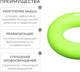 Миниатюра изображения товара Эспандер Onlytop 3791409 (20кг, зеленый)