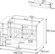 Миниатюра изображения товара Детская кровать-трансформер Polini Kids Ameli 1150 / 0002759.174 (белый/дуб крафт золотой)