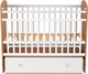 Миниатюра изображения товара Детская кроватка Фея 750 / 0002551.173 (дуб крафт золотой/белый)