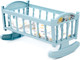 Миниатюра изображения товара Аксессуар для куклы Полесье Кроватка-качалка №4 / 24033 (дымчато-голубой)