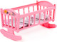 Миниатюра изображения товара Аксессуар для куклы Полесье Кроватка-качалка №4 / 24040 (розовый)