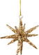 Миниатюра изображения товара Елочная игрушка GreenTerra Звезда / 5667 (9см)