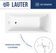 Миниатюра изображения товара Ванна акриловая Lauter Aurora 170x70 / 21010070 (с каркасом)