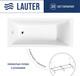 Миниатюра изображения товара Ванна акриловая Lauter Aurora 160x70 / 21010060 (с каркасом)