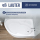 Миниатюра изображения товара Ванна акриловая Lauter Geneva 170x105 / 2103170R (с каркасом)