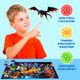 Миниатюра изображения товара Пазл Puzzle Time Пиксельный мир / 10372347 (104эл)