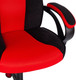 Миниатюра изображения товара Кресло геймерское Tetchair Pilot флок/ткань (черный/черный/красный)