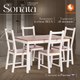 Миниатюра изображения товара Обеденная группа Tetchair Sonata Dining Set (антик/белый)