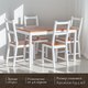 Миниатюра изображения товара Обеденная группа Tetchair Sonata Dining Set (антик/белый)