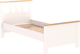 Миниатюра изображения товара Односпальная кровать Mio Tesoro Сага 90x200 / 2.08.04.050.14  (белый/ясень)