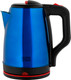 Миниатюра изображения товара Электрочайник HomeStar HS-1003 / 107002 (стальной/синий)