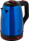 Миниатюра изображения товара Электрочайник HomeStar HS-1003 / 107002 (стальной/синий)