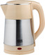 Миниатюра изображения товара Электрочайник HomeStar HS-1055 / 106468 (стальной/бежевый)